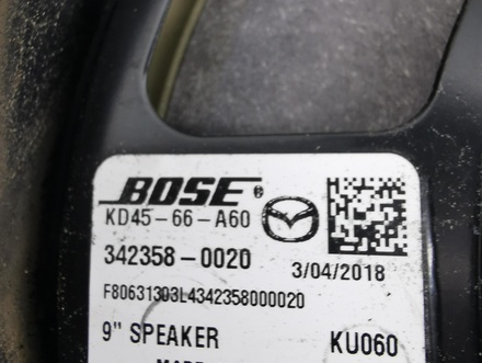 Mazda 3423580020, BOSE 3 (BM) 2018 Loudspeaker Right Front