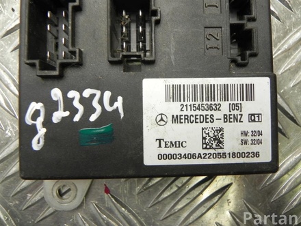 Mercedes-Benz A 211 545 36 32 / A2115453632 E-CLASS (W211) 2008 control unit