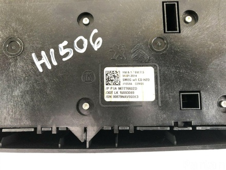 Peugeot 96777660ZD 308 (4A_, 4C_) 2016 Controller/switches