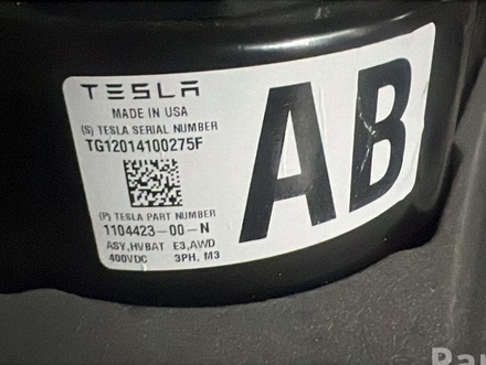 Tesla 1104423-00-N / 110442300N MODEL 3 2020 Akumulator