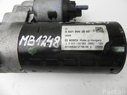 Mercedes-Benz A 651 906 28 00 / A6519062800 SLK (R172) 2014 Starter