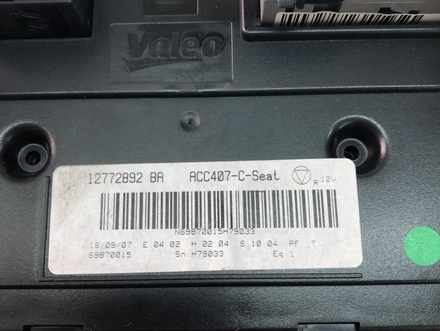 Saab 12772892BA 9-3 (YS3F) 2006 Automatic air conditioning control