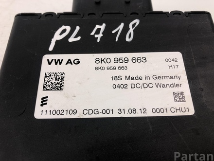 Audi 8K0959663 Q3 (8U) 2015 Voltage stabiliser