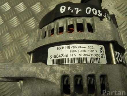 Fiat 51884239 500X (334_) 2016 Alternator