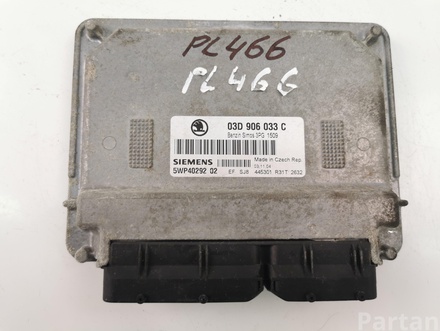 Škoda 03D906033C FABIA I (6Y2) 2006 Control unit for engine