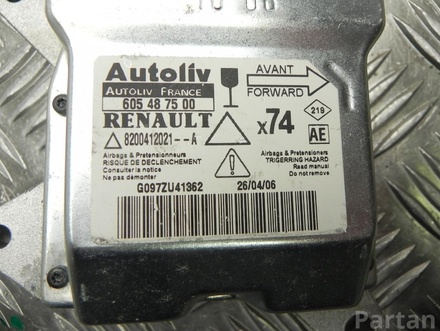 Renault 8200412021 LAGUNA II Grandtour (KG0/1_) 2006 Air bag control module