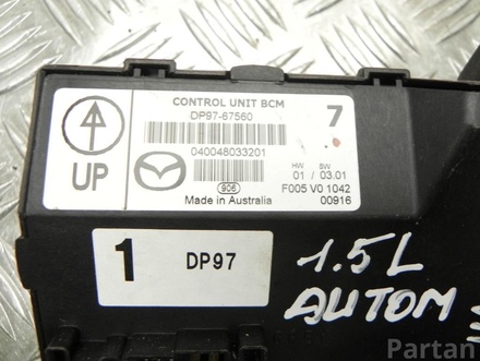 Mazda DP97-67560 / DP9767560 2 (DE) 2009 Body control module BCM FEM SAM BSI