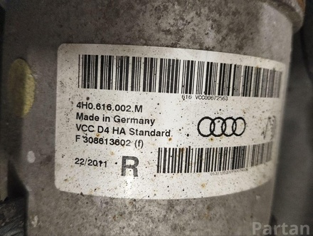 Audi 4H0616002M A8 (4H_) 2012 Amortyzator pneumatyczny z tyłu po prawej