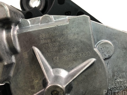 Citroën 9811259980 C3 III (SX) 2019 Wiper Motor