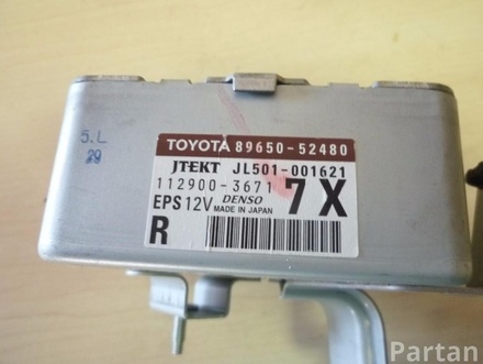 Toyota 89650-52480, JL501-001621, 112900-3671 / 8965052480, JL501001621, 1129003671 URBAN CRUISER (_P1_) 2012 Power Steering control unit