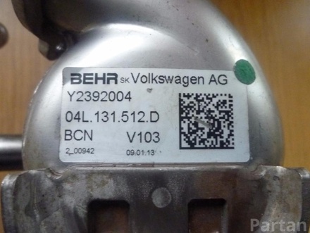 Audi 04L131512D A4 (8K2, B8) 2010 Cooler, exhaust gas recirculation