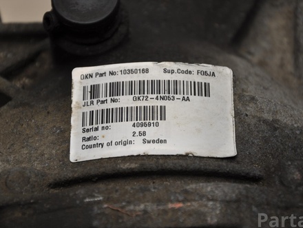 Land Rover GK724N053AA DISCOVERY SPORT (L550) 2016 Rear axle differential