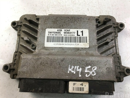 Chevrolet 89661-42780 / 8966142780 AVEO Hatchback (T250, T255) 2009 Control unit for engine