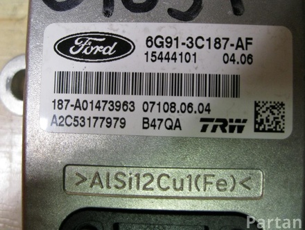 Ford 6G91-3C187-AF / 6G913C187AF MONDEO IV (BA7) 2008 Sensor, longitudinal-/lateral acceleration