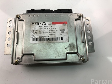 Alfa Romeo 46761016; 0281010336 / 46761016, 0281010336 156 (932_) 1999 Control unit for engine