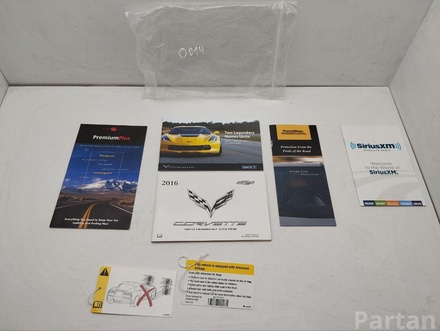 Chevrolet CORVETTE (C7) 2016 Service book