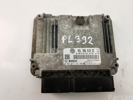 Škoda 03L906018EE; 0281017161 / 03L906018EE, 0281017161 OCTAVIAII (1Z3) 2012 Control unit for engine