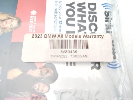 BMW i4 (G26) 2023 Service book