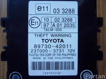 Toyota 89730-42011, 8973042011 / 8973042011, 8973042011 RAV 4 III (_A3_) 2007 Control unit for park steering assist